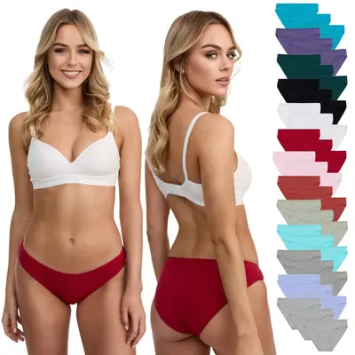 Tazzio Damen Slip 3er-Pack Slips Unterwäsche Unterhosen Schlüpfer
