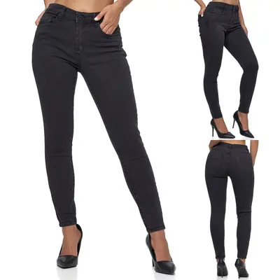 Tazzio Jeans Damen Skinny Fit Jeanshose Stretch Denim Hose Slim