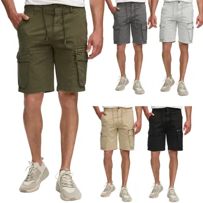 Tazzio Herren Cargo Shorts Cargoshorts kurze Hose Sweat Jogger Jogg
