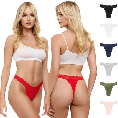 Tazzio String 7er-Pack Damen Tanga Slip Slips Unterwäsche Unterhose