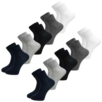 Tazzio Herren Socken 10er-Pack Sneakersocken Sportsocken Socks Strümpfe