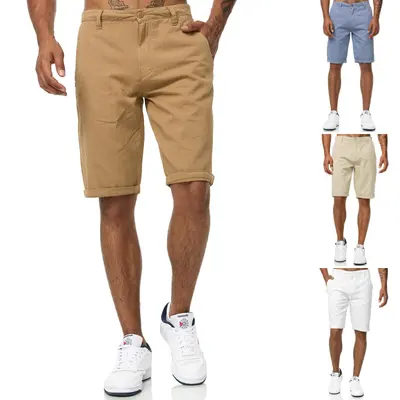 Tazzio Chino Shorts Herren Chinoshorts kurze Hose Bermuda Sweat Jogger Jogg
