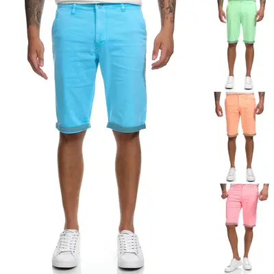 Tazzio Chino Shorts Herren Chinoshorts kurze Hose Bermuda Sweat Jogger Jogg