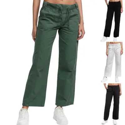 Tazzio Stoffhose Straight Fit Damen Jogger Hose Carghose Stretch Chino Cargo