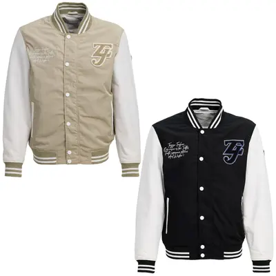 Tazzio Herren Jacke - Übergangsjacke, Bomberjacke, College-Style