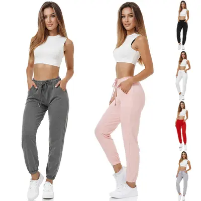 Tazzio Damen Jogginghose Sporthose Freizeit Jogging Sport Hose