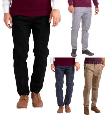 Freizeithose Chinohose Hose Chino Classic Slim Fit Casual Herren