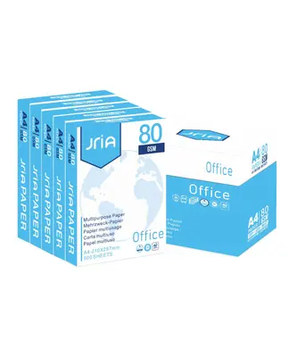 Kopierpapier 80g/m² DIN-A4 500 Blatt, weiße-Druckerpapier für Zuhause und Büro