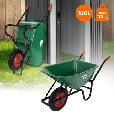 Schubkarre Gartenschubkarre Hofkarre Bauschubkarre Gartenkarre 150kg 100L