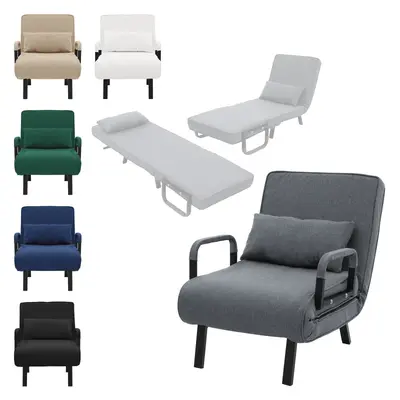 Schlafsessel mit Bettfunktion 3 in 1 Klappsessel Schlafsofa klappbar Gästebett