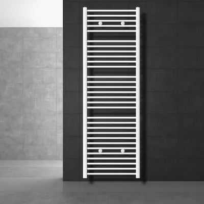 Badheizkörper Heizkörper Sahara Seitenanschluß Handtuchwärmer Weiß 60x180cm