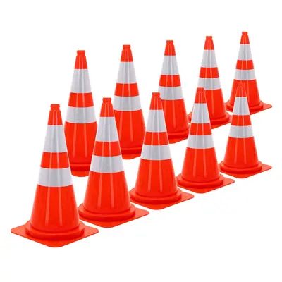 Pylonen groß 75 cm Verkehrshütchen Verkehrskegel Verkehrsleitkegel Warnkegel