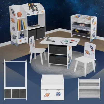 Joyz Kindermöbel Set multifunktional Regal Kindersitzgruppe Kinderzimmerregal