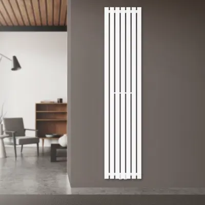 Stella Designheizkörper Paneelheizkörper Heizkörper Radiator 37x180cm Weiß