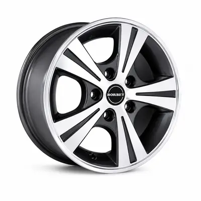 Alufelge BORBET CHD 6,0x14 ET30 4x100 14 Zoll Wohnwagen Caravan Anhänger