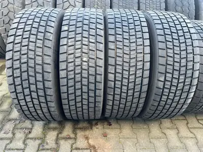 4x LKW Reifen Antriebsachse 315/70 R22,5 154/150L GEBRAUCHTREIFEN M+S 3PMSF