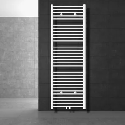 Badheizkörper Heizkörper Sahara Mittelanschluß Handtuchwärmer Weiß 60x180cm