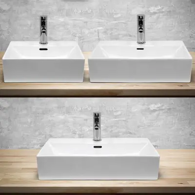 Waschbecken Waschtisch Waschschale Aufsatzwaschtisch Becken Keramik 41/51/60 cm