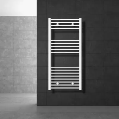 Badheizkörper Heizkörper Sahara Seitenanschluß Handtuchwärmer Weiß 60x120cm