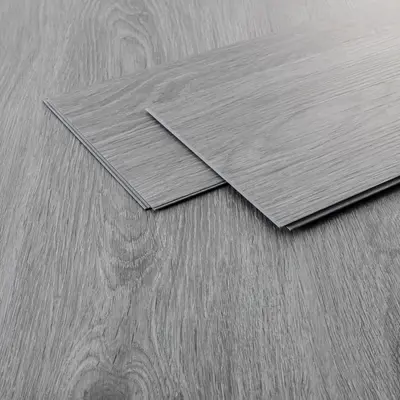 6,16 m² Click Vinylboden Hickory 4,2 mm Nutzschicht Grau PVC Bodenbelag Laminat