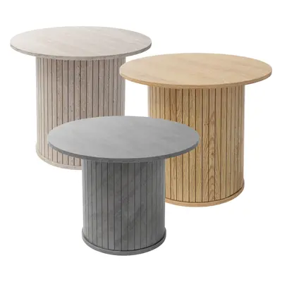Runder Couchtisch Ø60 cm Moderner Look Wohnzimmertisch Beistelltisch Kaffeetisch