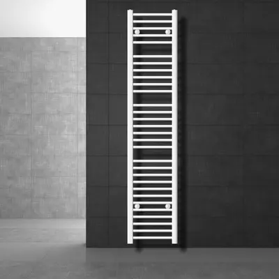 Badheizkörper Heizkörper Sahara Seitenanschluss Handtuchwärmer Weiß 30x180 cm