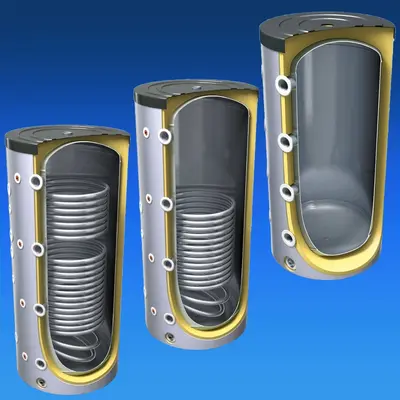 Pufferspeicher 200 - 1500 Liter mit / ohne Wärmetauscher Solarspeicher BHKW