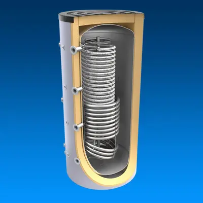 Hygienespeicher Warmwasserspeicher Pufferspeicher 500 Liter mit Wärmetauscher