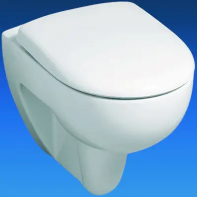 Geberit Renova Wand Tiefspül WC, Sitz Absenkautomatik, weiß