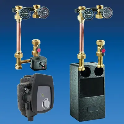 Pumpengruppe Pumpenstation mit/ohne Mischer Pumpe wählbar Heizkreisset