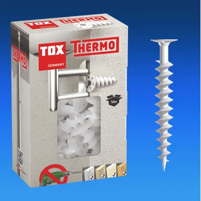 Dämmstoffdübel TOX THERMO Spiral Dübel Fassadendübel Styropordübel