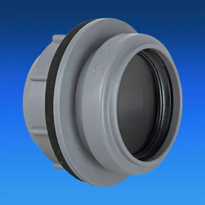 Airfit Anschraub Muffe DN50 HT KG Abwasser Verbinder für Reinigungsdeckel