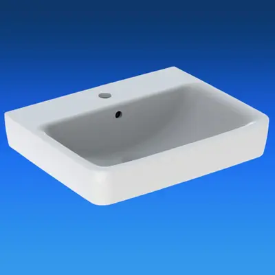 Geberit Renova Plan Waschbecken Waschtisch 65 x 48 cm, KeraTect wahlweise