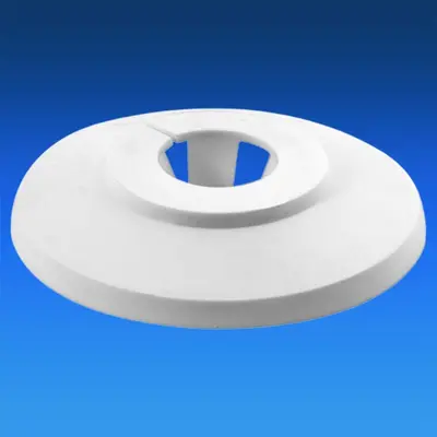 Klapprosette einzeln Rosette für Heizkörper weiß 15 mm o 16 mm einfach