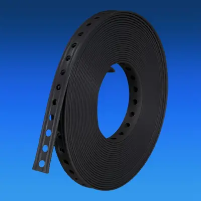 Lochband Montageband 19 x 3 mm, kunststoffummantelt 10 m