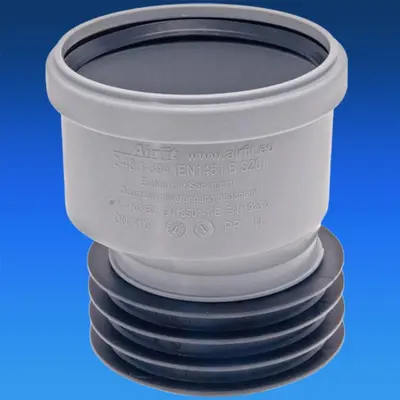 Airfit PLUS Steckmuffe DN110 exzentrisch für HT KG für Rohre ohne Muffe