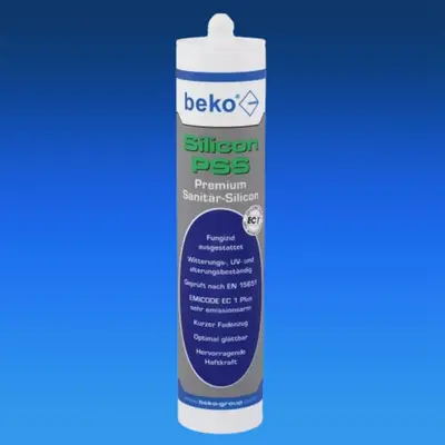 beko Silikon PSS Premium Sanitär Silicon für Bad Küche Feuchtraum versch. Farben
