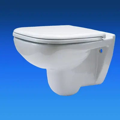 Duravit D-Code Wand - WC compact mit WC - Sitz Klodeckel Klosett