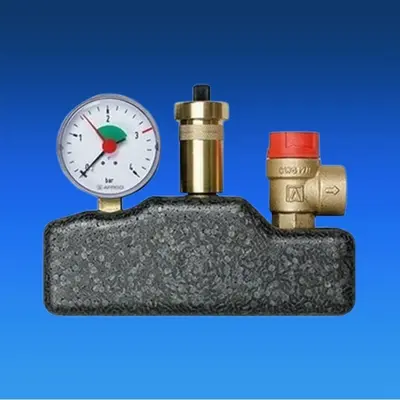Afriso Kesselsicherheitsgruppe KSG30 Sicherheitsventil 3 bar Entlüfter Manometer