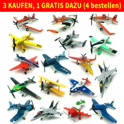 Disney Pixar Planes No.7 Dusty Crophopper 1:45 Metall Diecast Modell Skipper