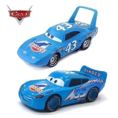 2er-Set Disney Pixar Car Dinoco King & Lightning McQueen 1:55 Gussauto Spielzeug