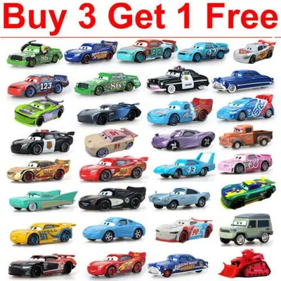 Disney Pixar Cars Lot Lightning McQueen 1:55 Diecast Model Car Toys Gift