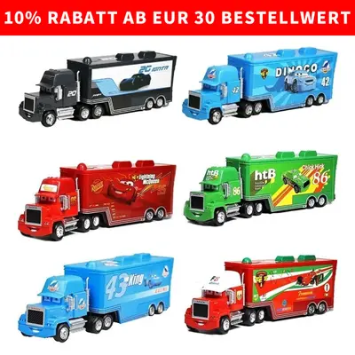 Disney Pixar Autos Blitz McQueen Mack Haulers LKW-Racers Diecast Spielzeug Auto