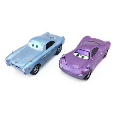 2er-Set Pixar Cars Finn McMissile Holley Shiftwell 1:55 Gussauto Kind Geschenk
