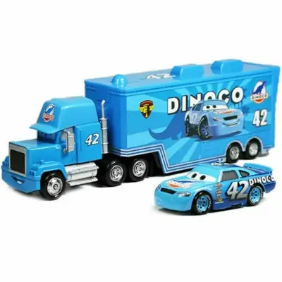 2er-Set Disney Pixar Cars Cal Weathers Hauler & Druckgussauto 1:55 Kind Geschenk