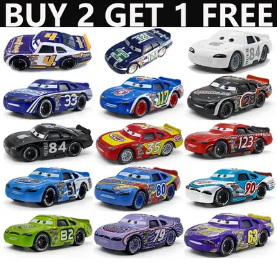 Disney Pixar Cars 1:55 Autos McQueen Piston Cup Druckguss Metall Modell