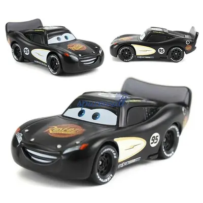 Disney Pixar Cars Black Lightning McQueen 1:55 Diecast Modell Spielzeugauto