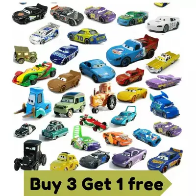 Disney Pixar Cars McQueen Racers No.4-No.123 1:55 Diecast Film Spielzeug Auto~
