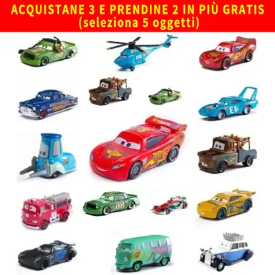 Disney Pixar Cars Complete Line McQueen Staubwagen 1:55 Diecast Modell