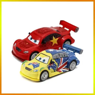 Disney Pixar Cars China Super Chase Frosty, Max Schnell 2 Autos Set 1:55 Diecas